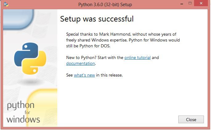 การติดตั้งภาษา Python บน Windows